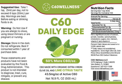 C60 EVOO Lime Flavor