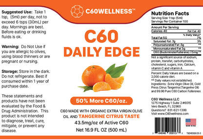 C60 EVOO Tangerine Flavor