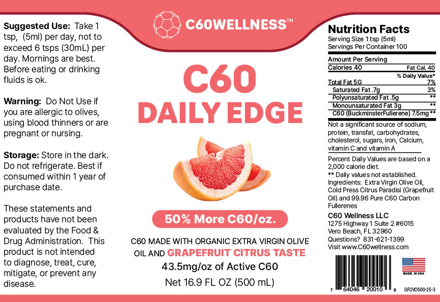C60 EVOO Grapefruit Flavor