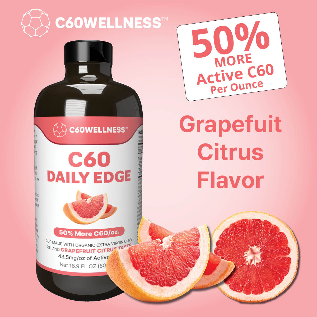 C60 EVOO Grapefruit Flavor