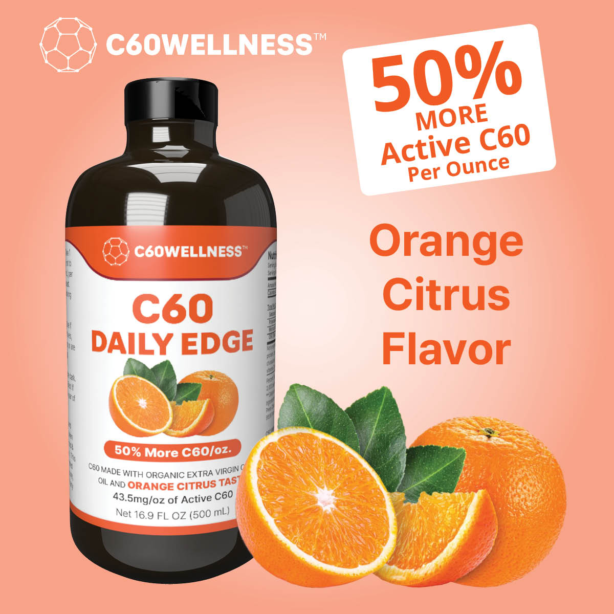 C60 EVOO Orange Flavor